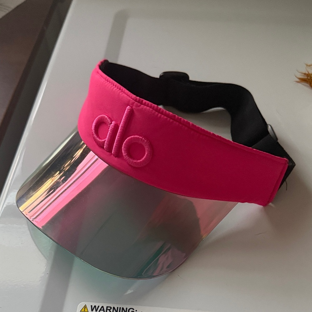 ALO Yoga Pink Visor Cap